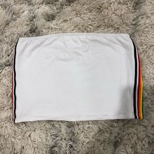 Rainbow tube top